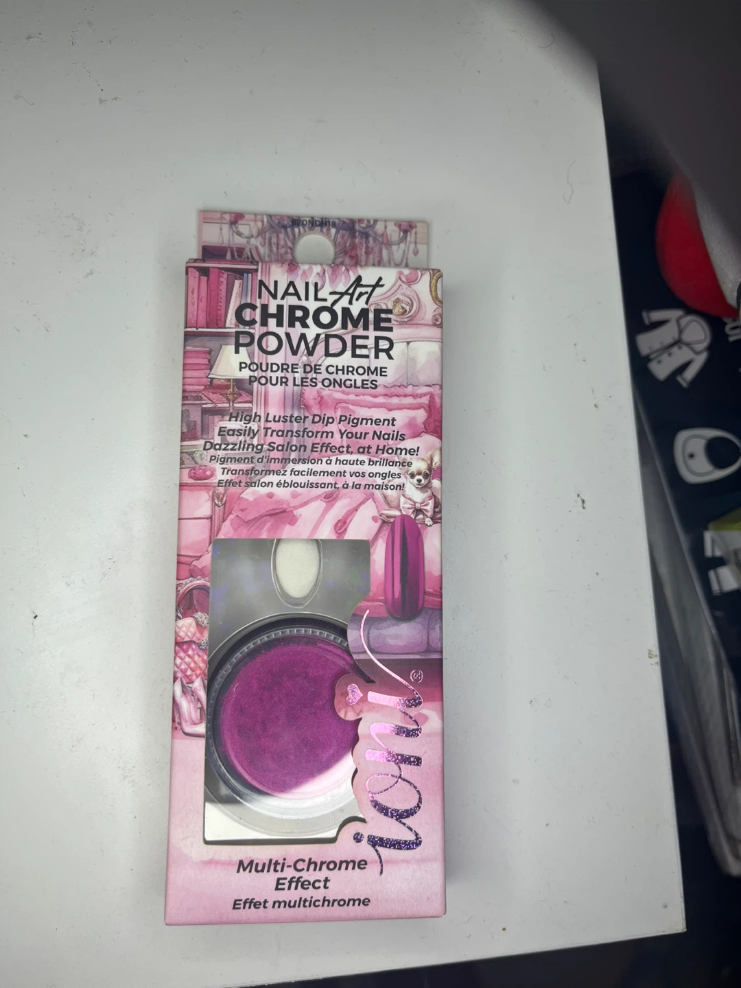 iNi Nail Art Chrome Powder - Pink Boudoir