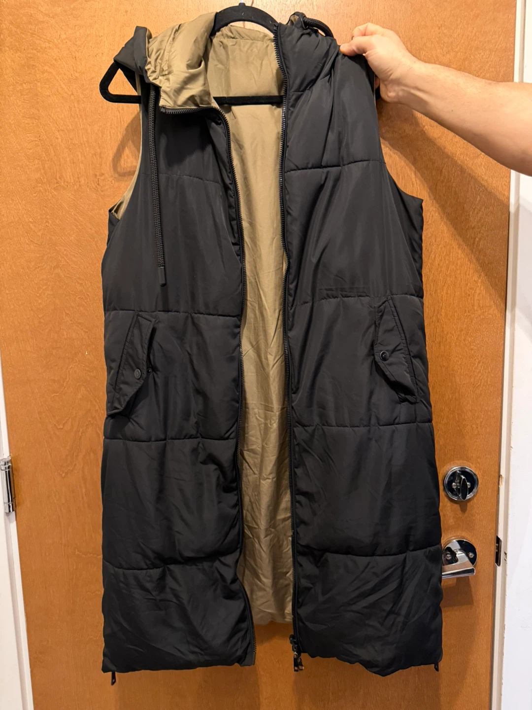 Zara Reversible Puffer Vest