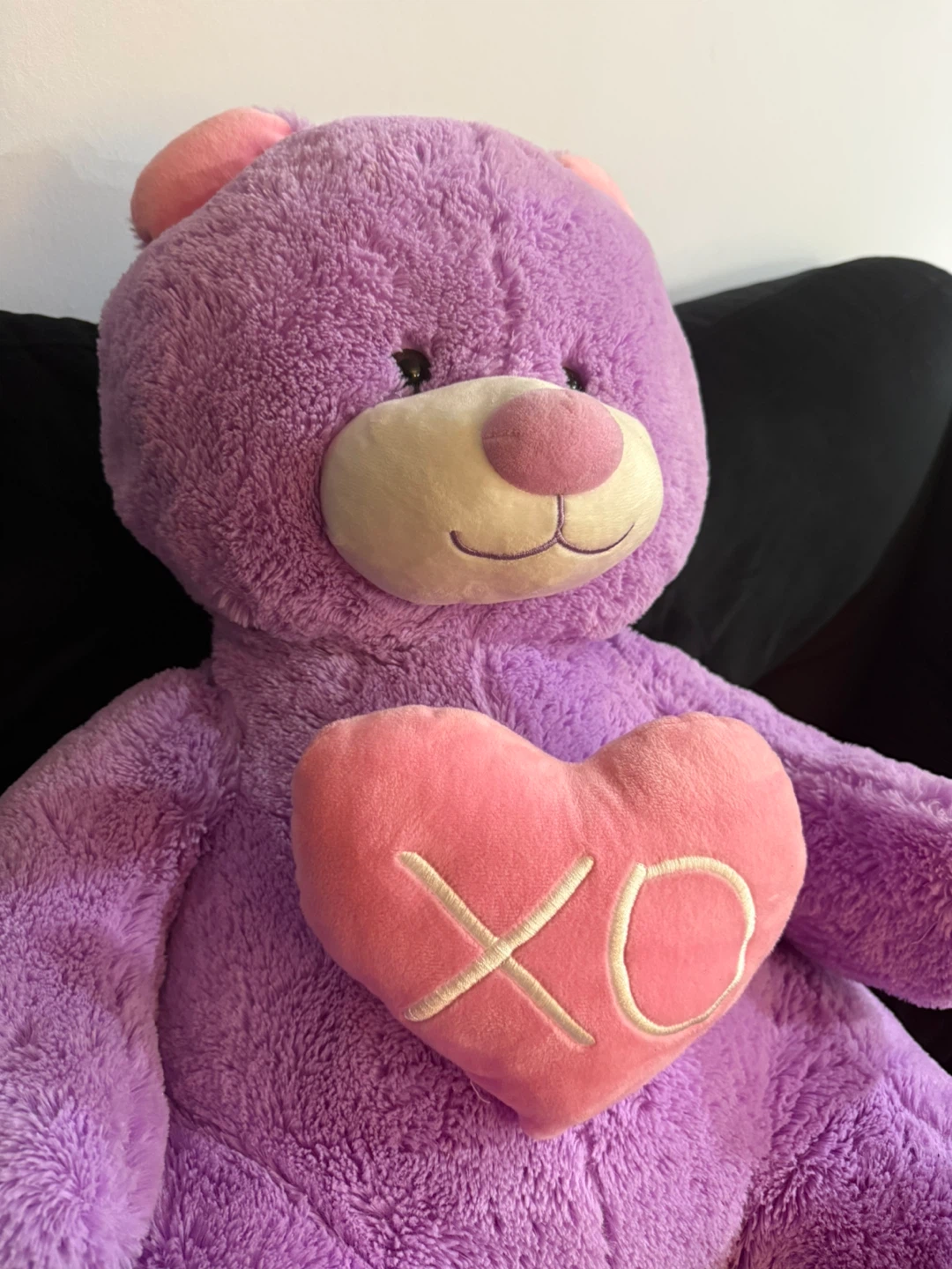 Large Purple Teddy Bear - photo 2