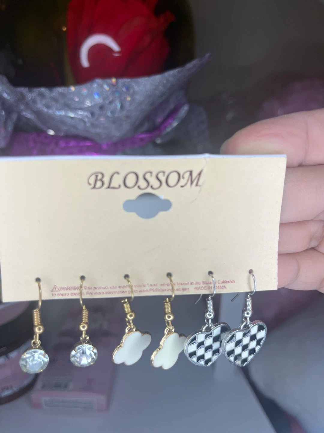 Blossom 3-Pair Earring Set