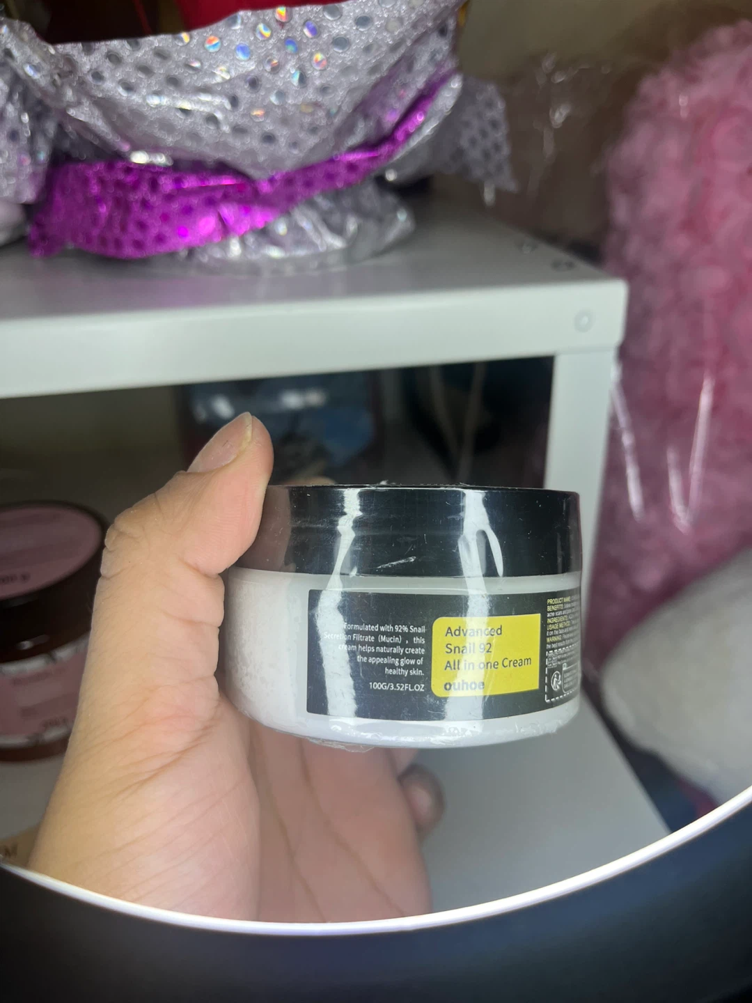 Snail mucin face cream