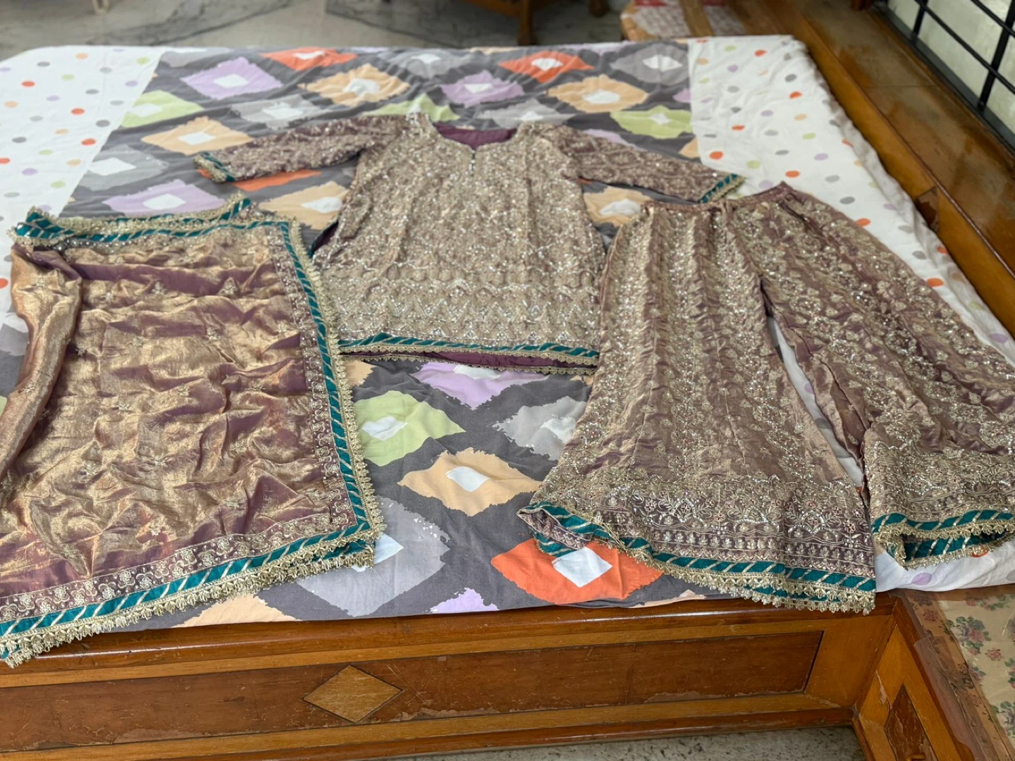 Embellished Women's sharara  Set - photo 2