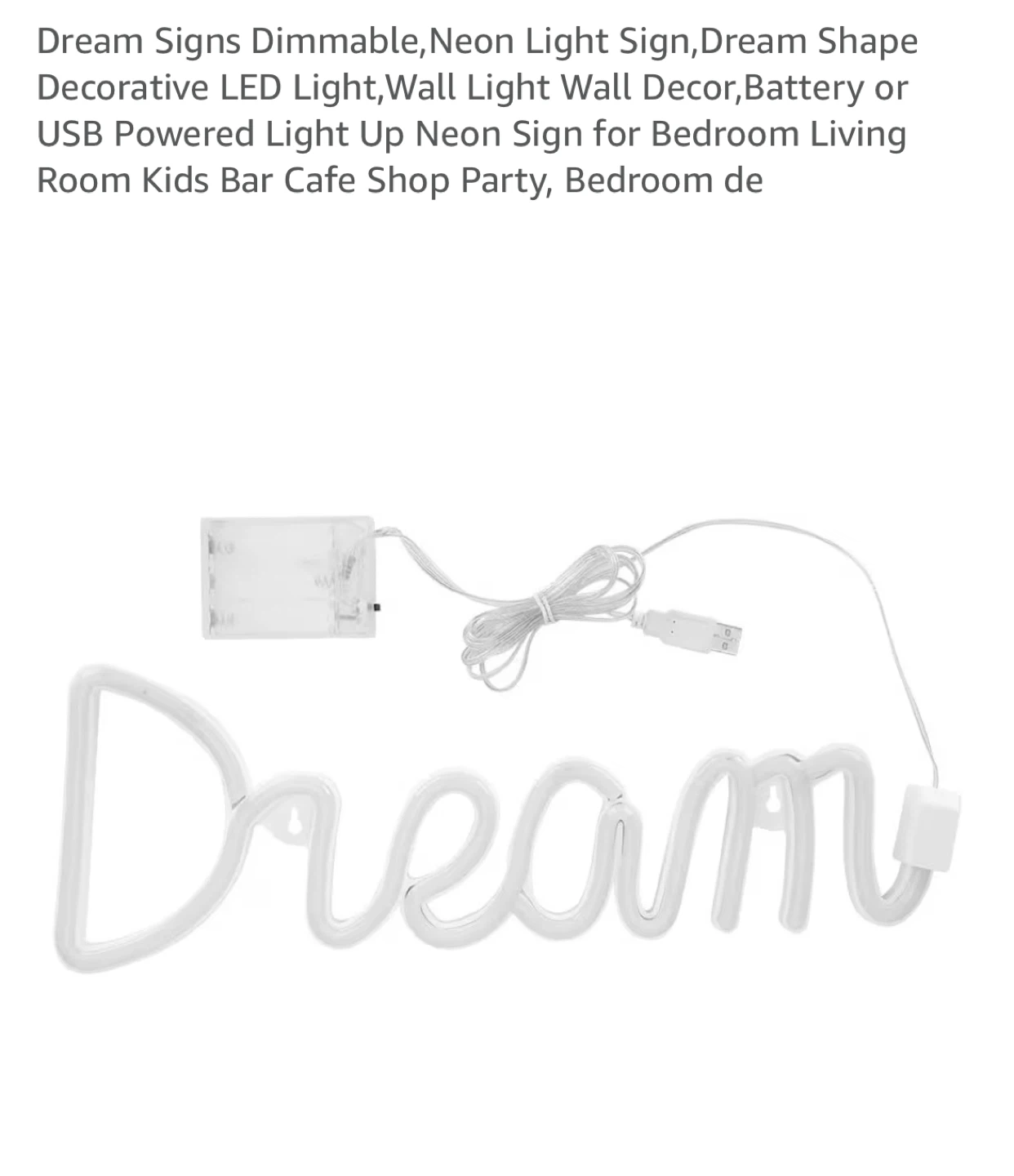 Dream Neon LED Light Sign