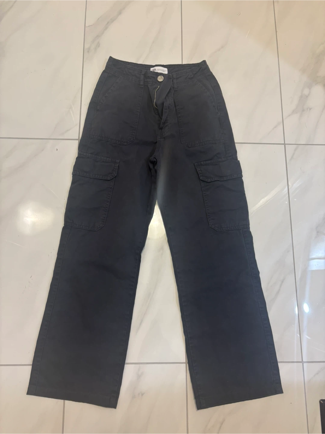 ZARA Cargo Pants - Dark gray
