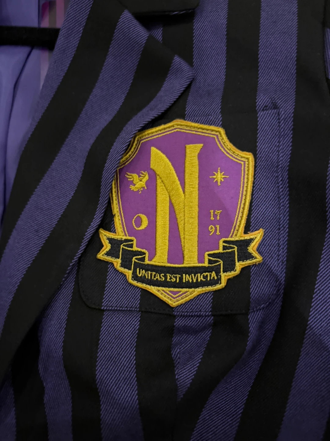Wednesday Enid Blazer Nevermore Halloween Costume - photo 2