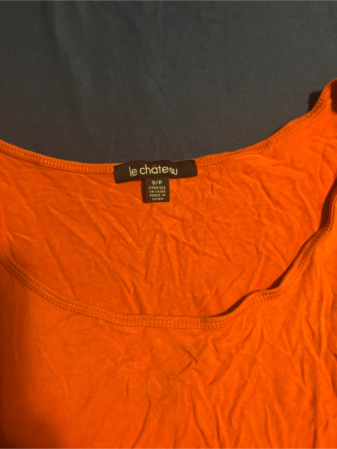 Le Château Orange Tank Top Size S/P - photo 2