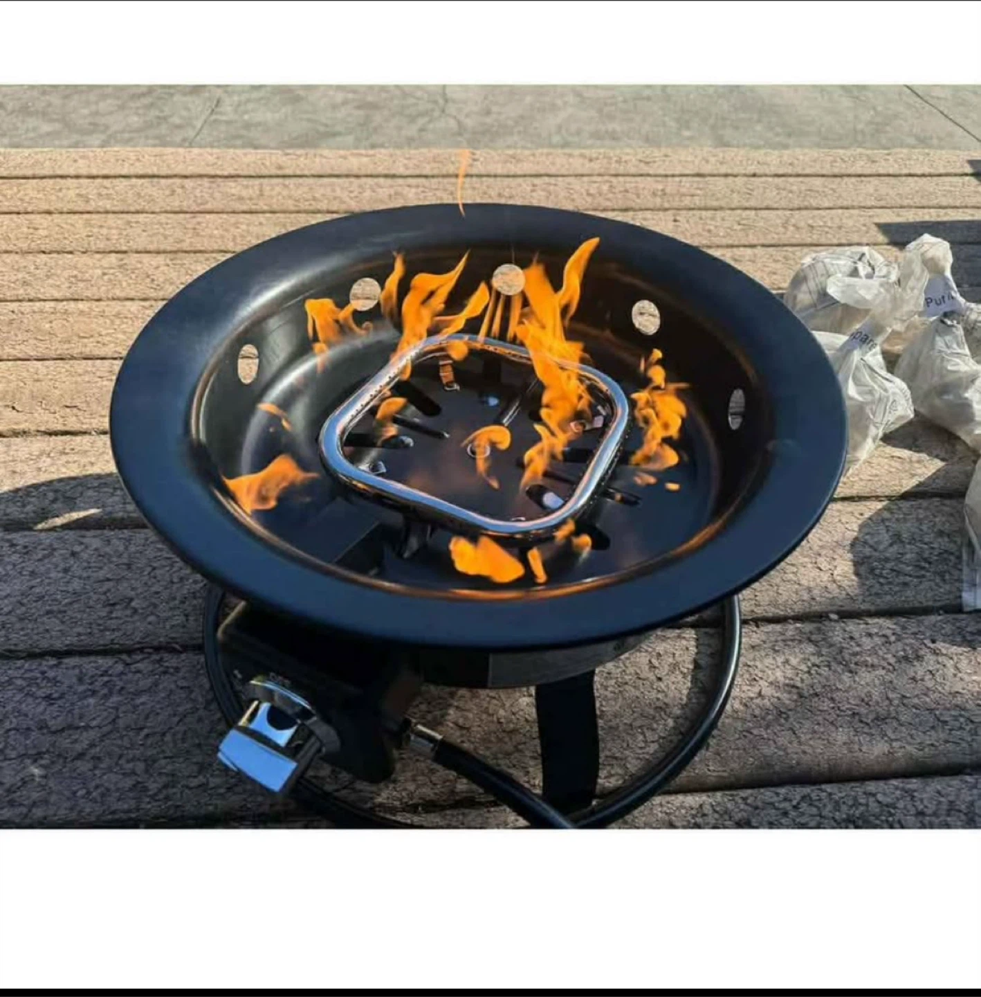 Portable Propane Fire Pit with Carrying Bag - photo 2