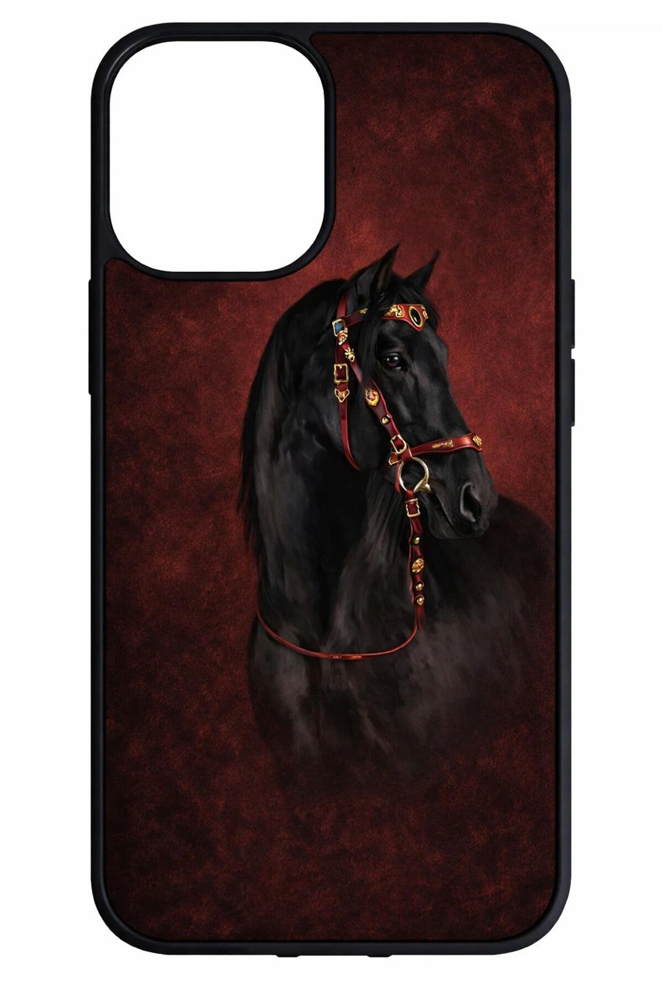 Black Horse iPhone Case