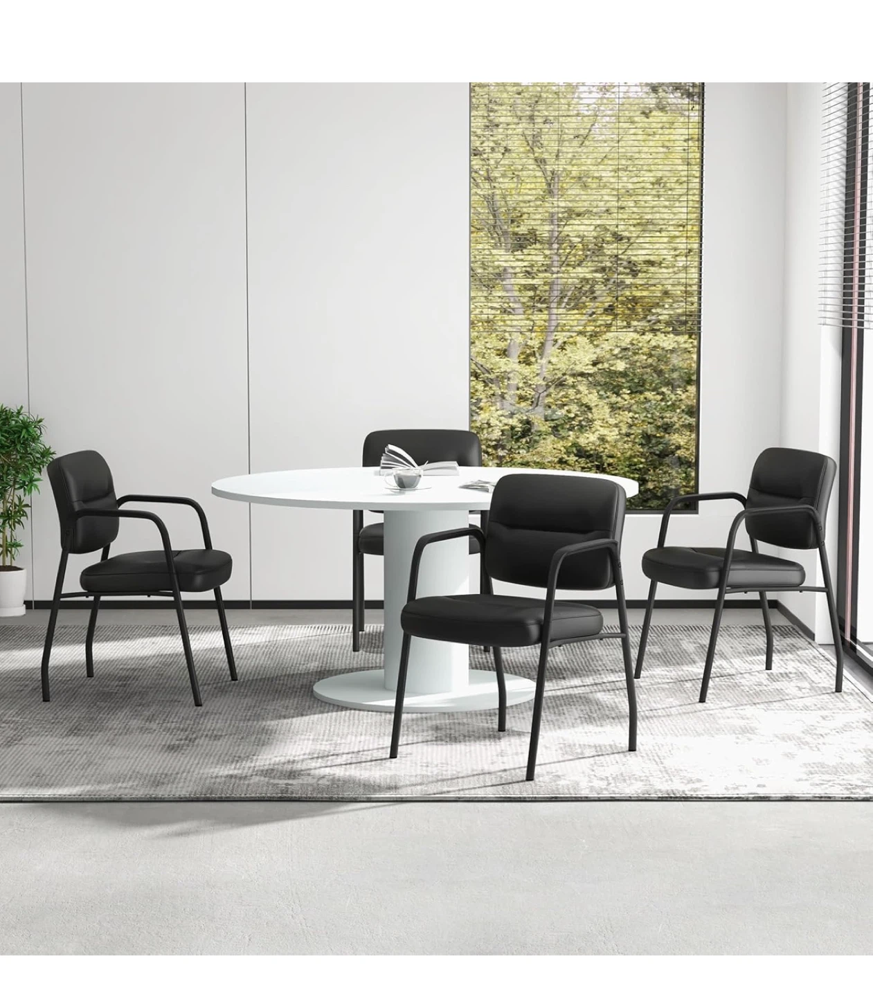 Black Arm Chairs - Set of 2 - photo 3