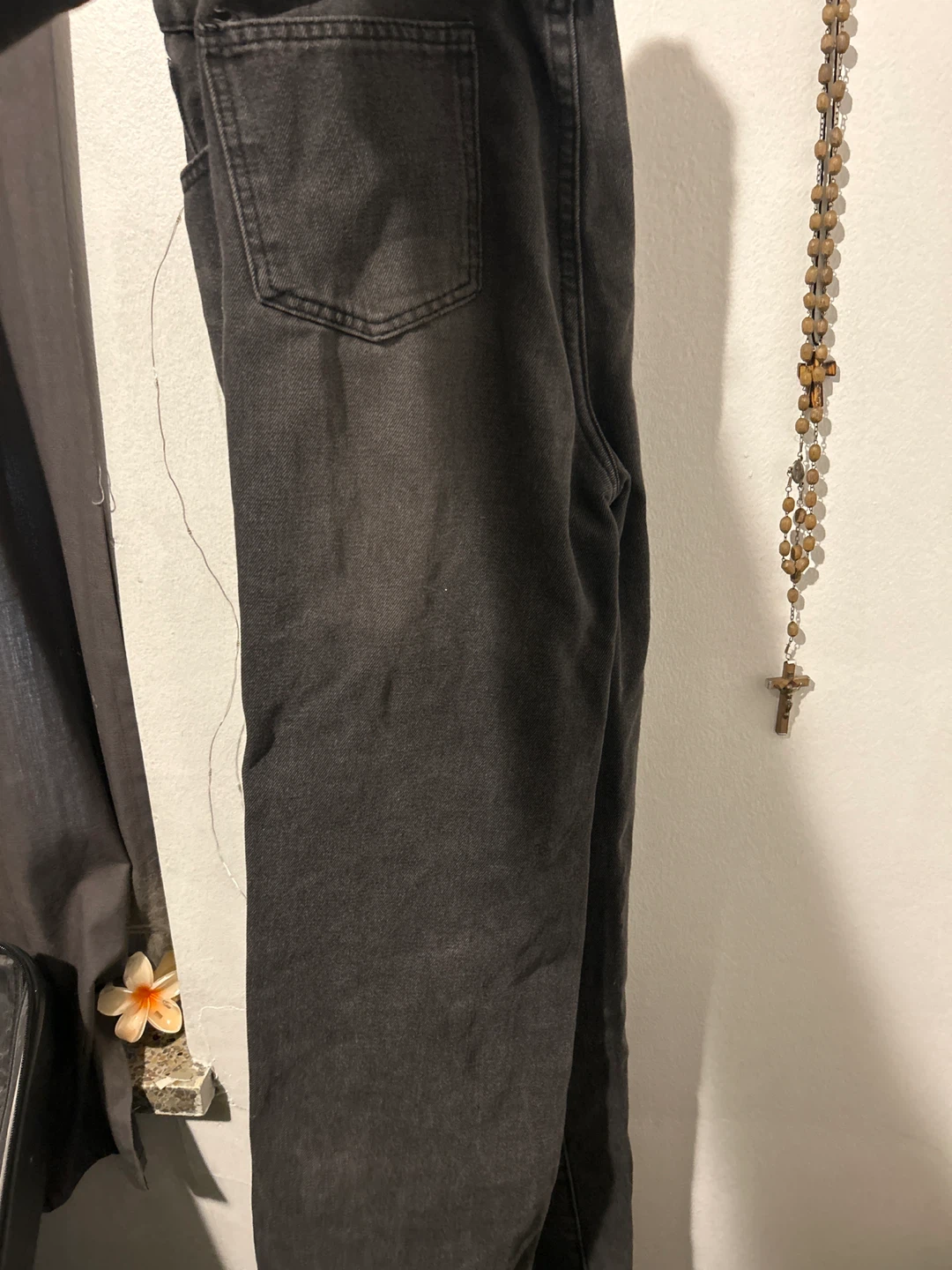 Size S Charcoal Grey Denim Jeans
