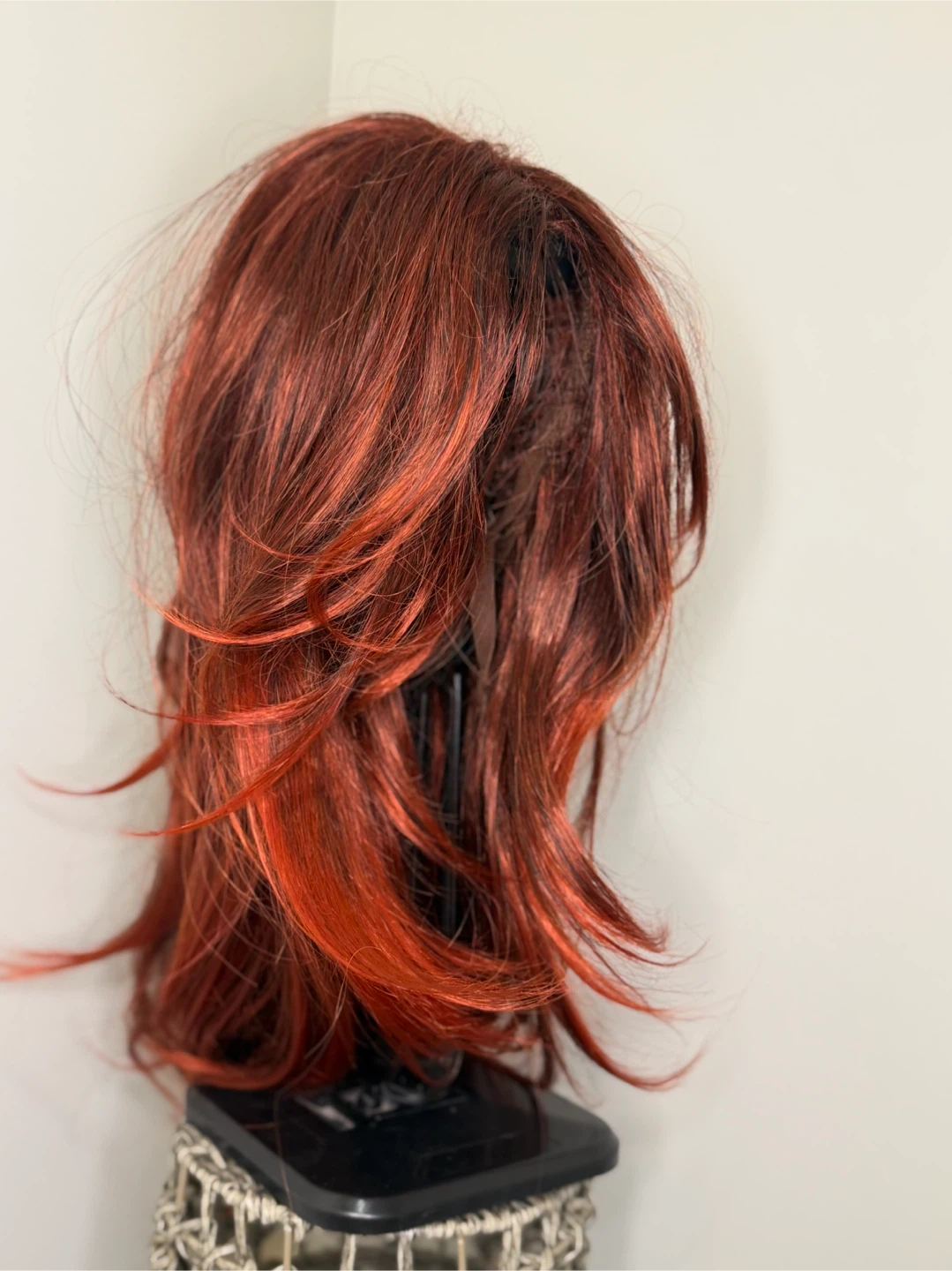 Auburn Red Layered Synthetic Wig – Natural Movement - photo 2