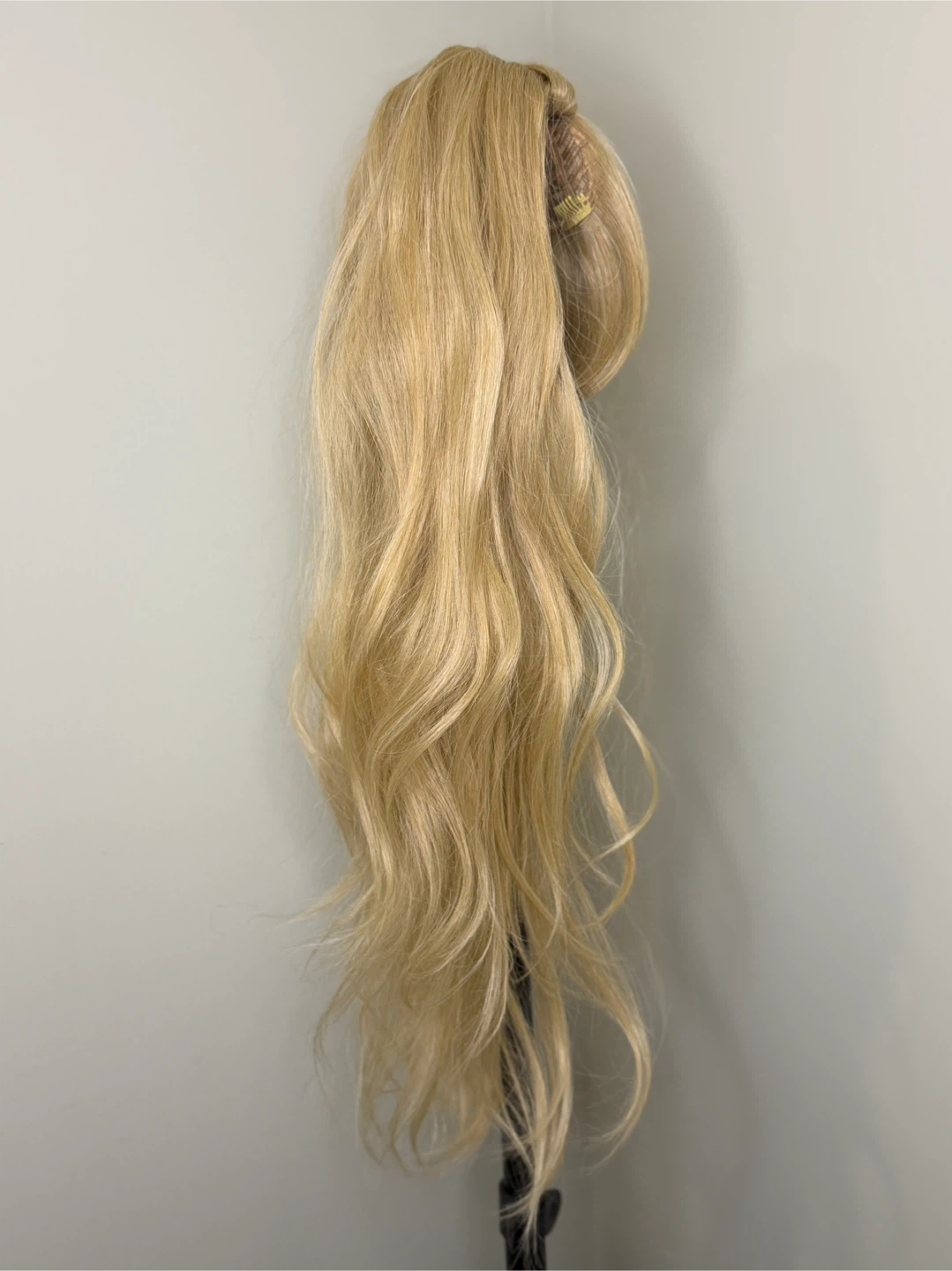 Wig Bundle – Auburn Red Wig + Long Blonde Clip-In Piece - photo 2
