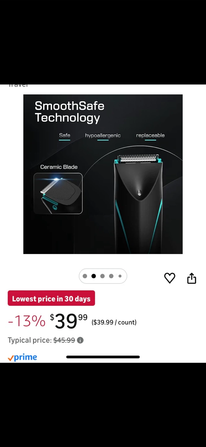Brightman Electric Body Hair Trimmer for Men - photo 2