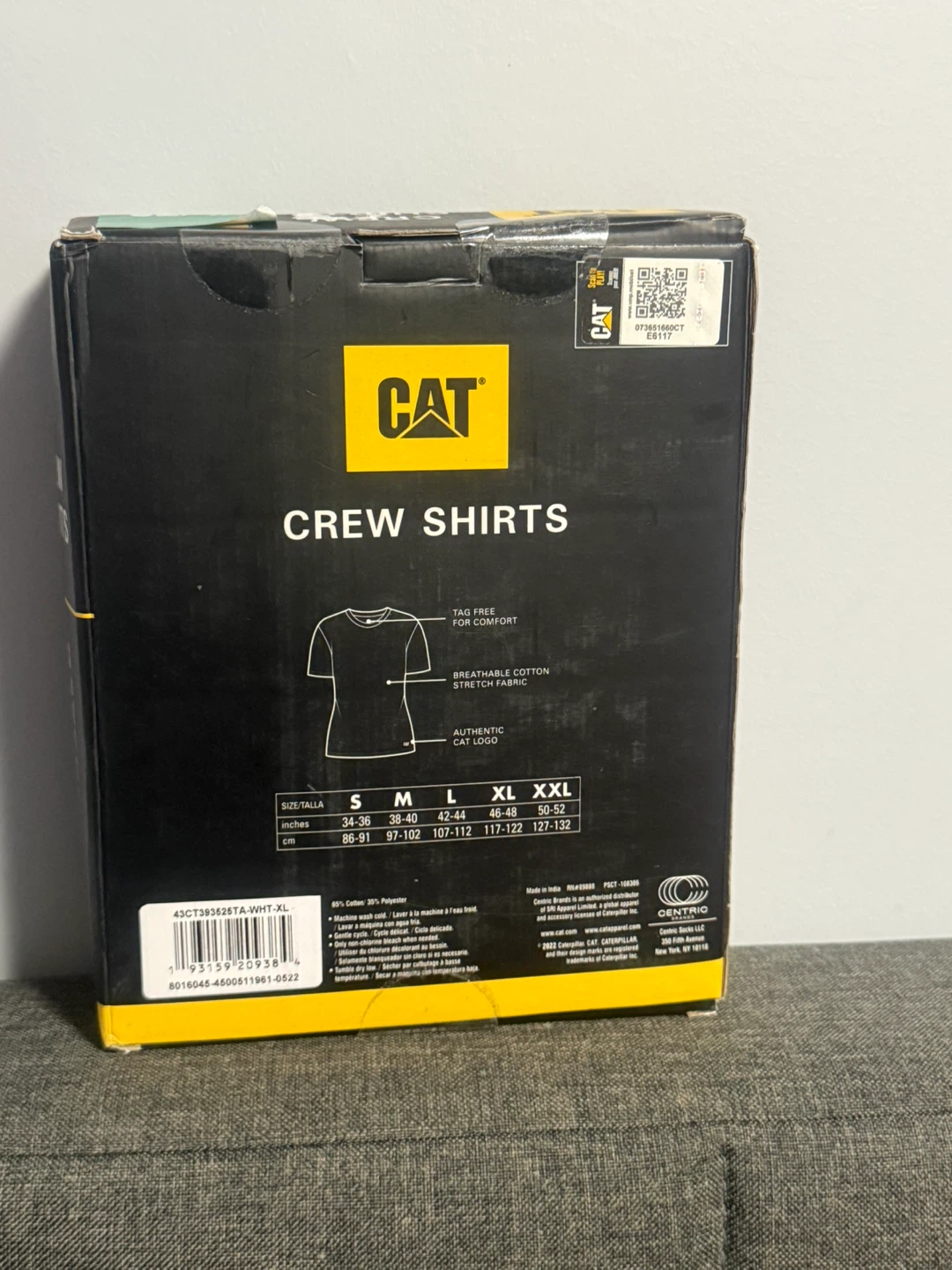CAT Crew Shirts - 4 Pack XL/TG -short sleeve - photo 2