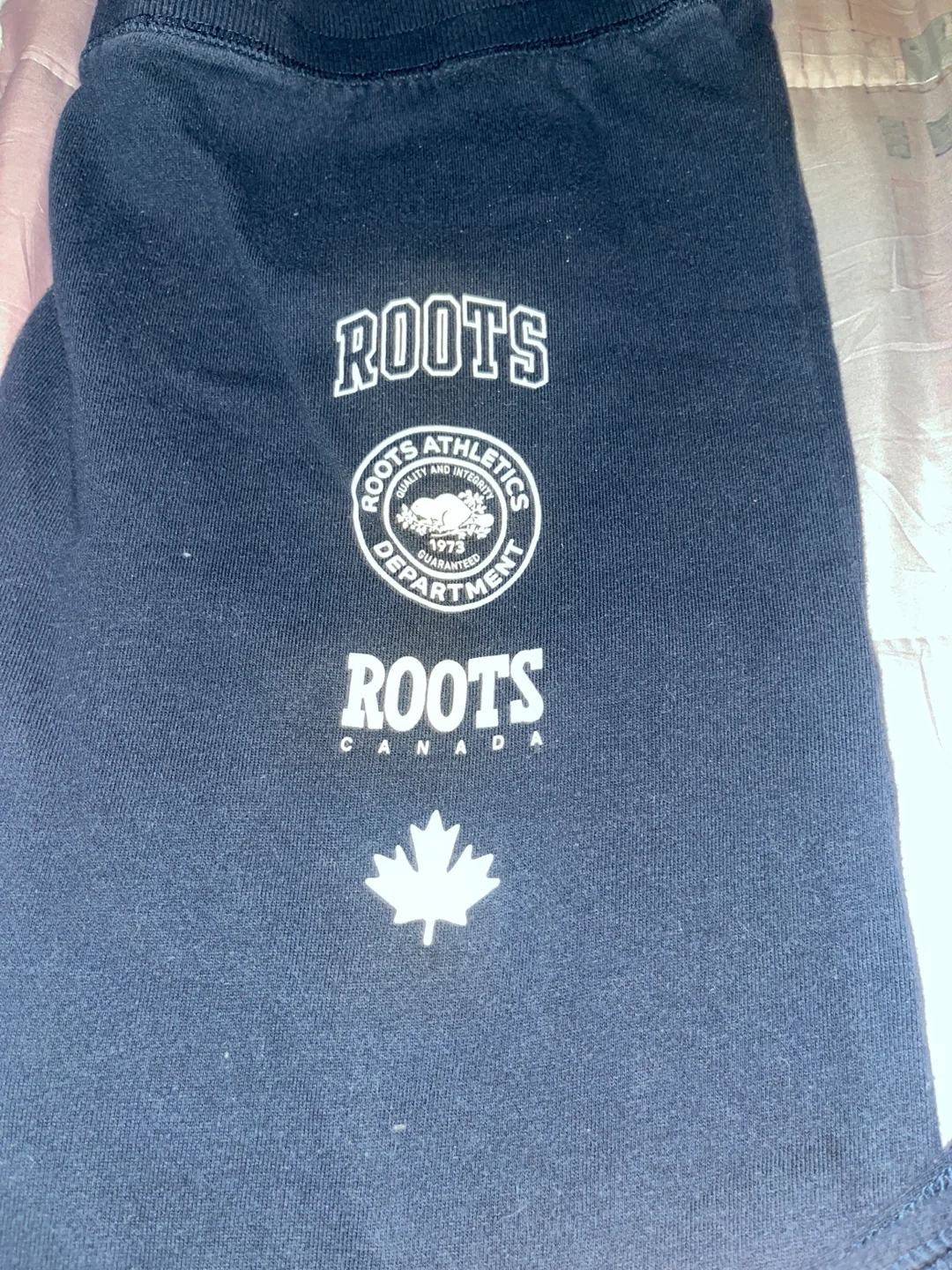 Roots Navy Sweatpants Size L and pull over - photo 3