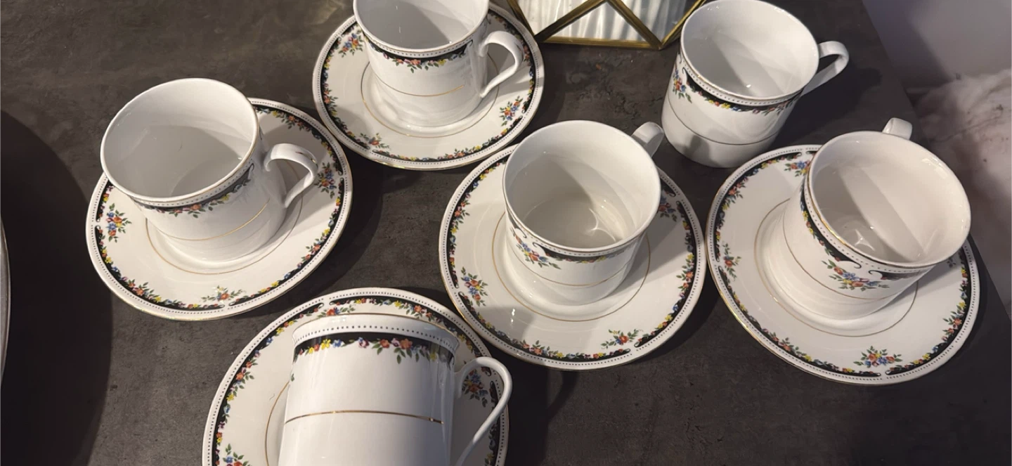 Gallery Collection Troy 6pc Tea Cup & Saucer Set - photo 2