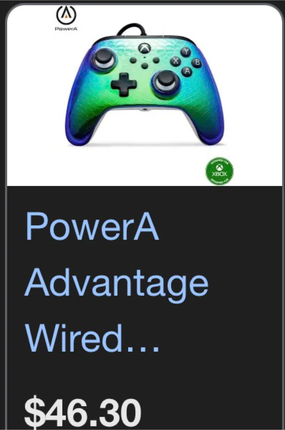 PowerA Advantage Wired Controller for Xbox - photo 3