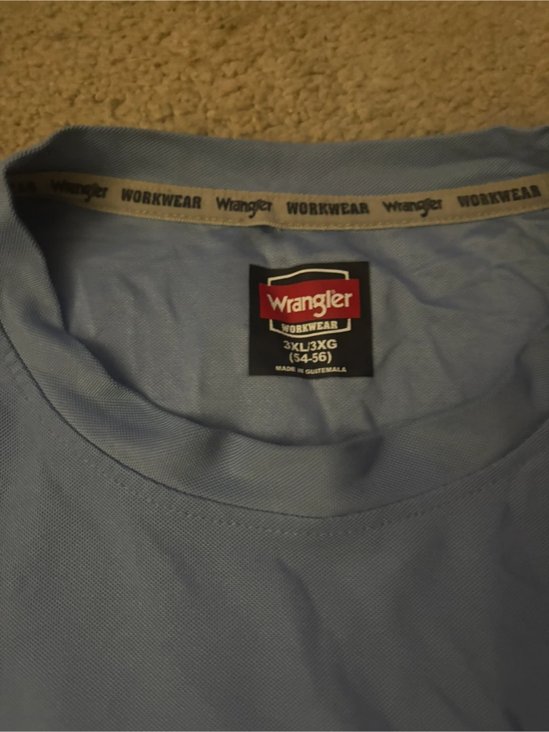 Wrangler Workwear Blue Polo Shirt - 3XL - photo 3