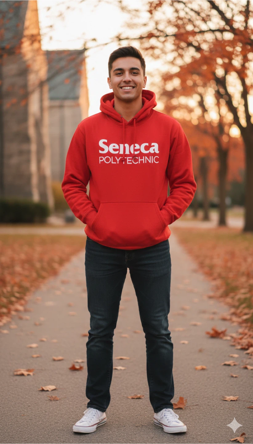 Seneca Polytechnic Red Hoodie - photo 2