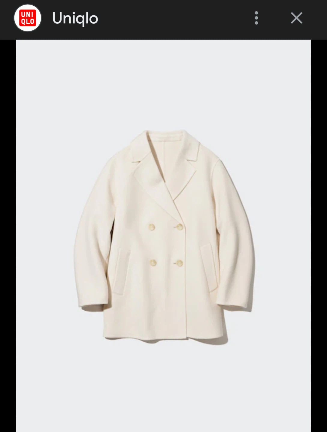 Uniqlo Women Short Coat