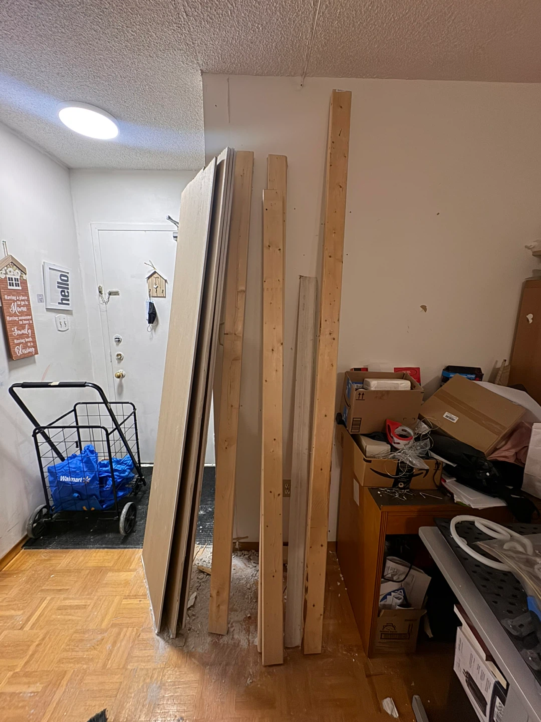 2x4 Lumber Studs – 8 ft & 6 ft – Clean & Straight (6 pcs)