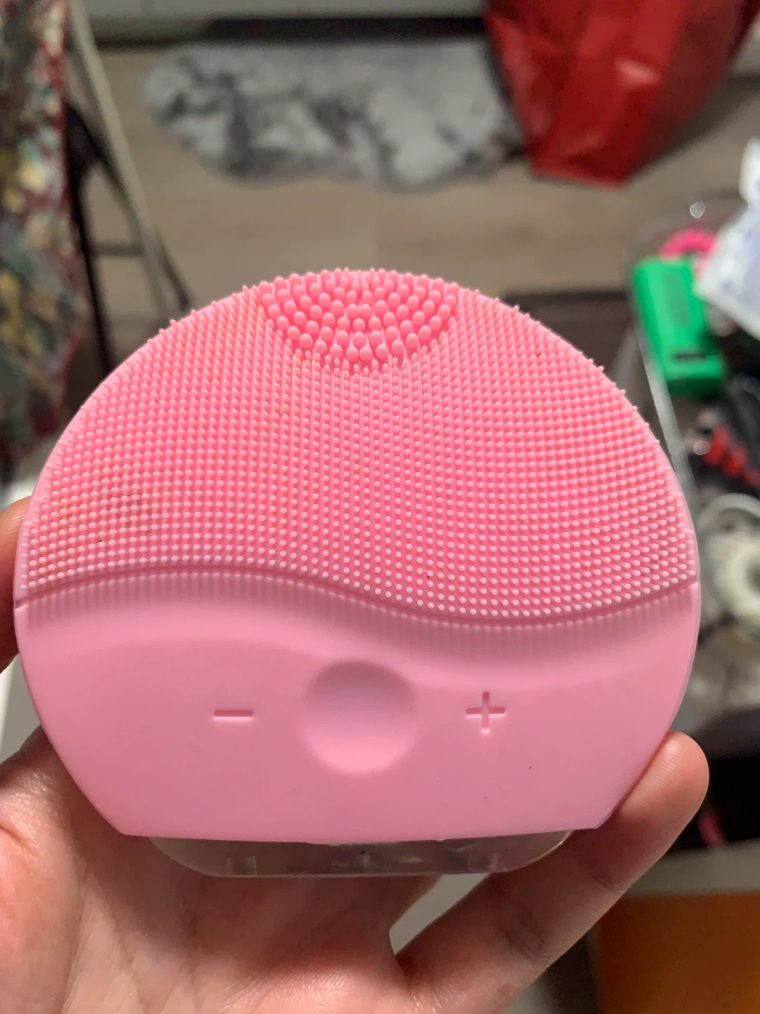 Pink Silicone Electric Facial Cleanser - photo 4