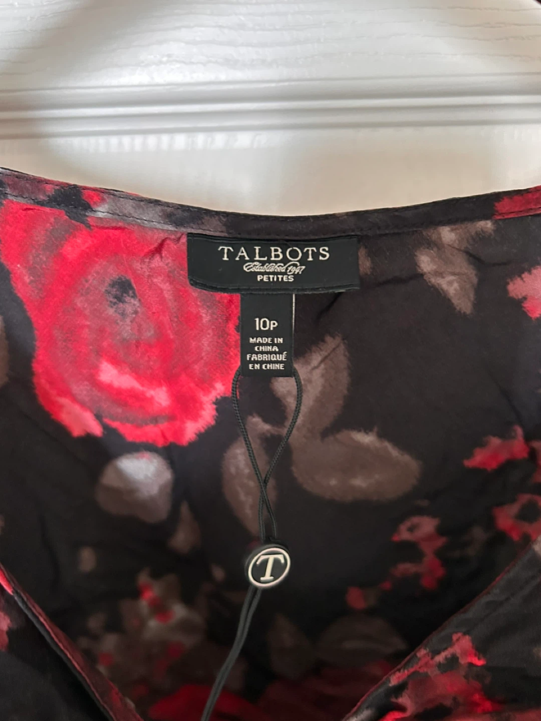 Talbots Silk Sleeveless Top Size 10P - photo 2
