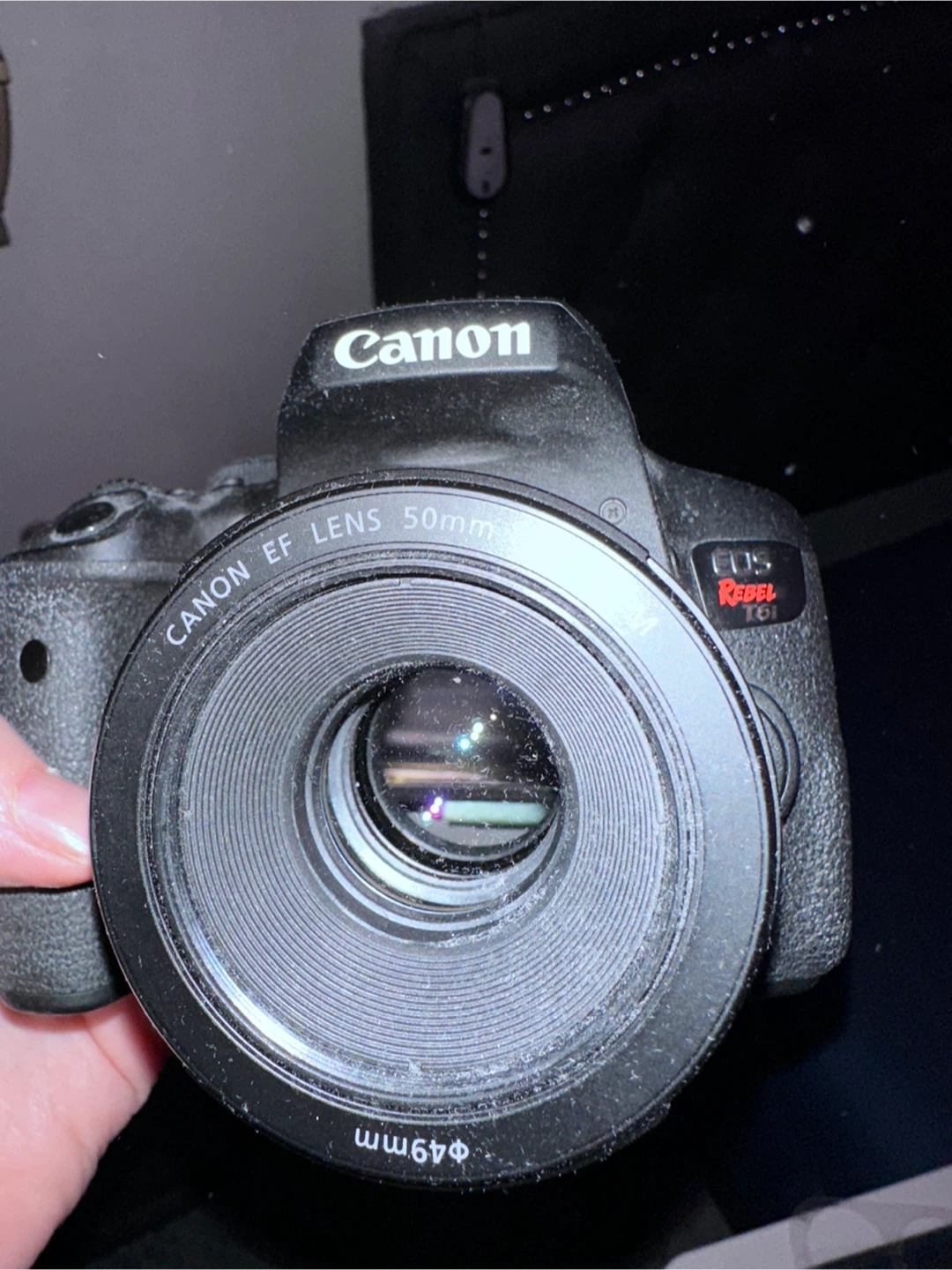 Canon EOS Rebel T6 DSLR Camera with 50mm Lens