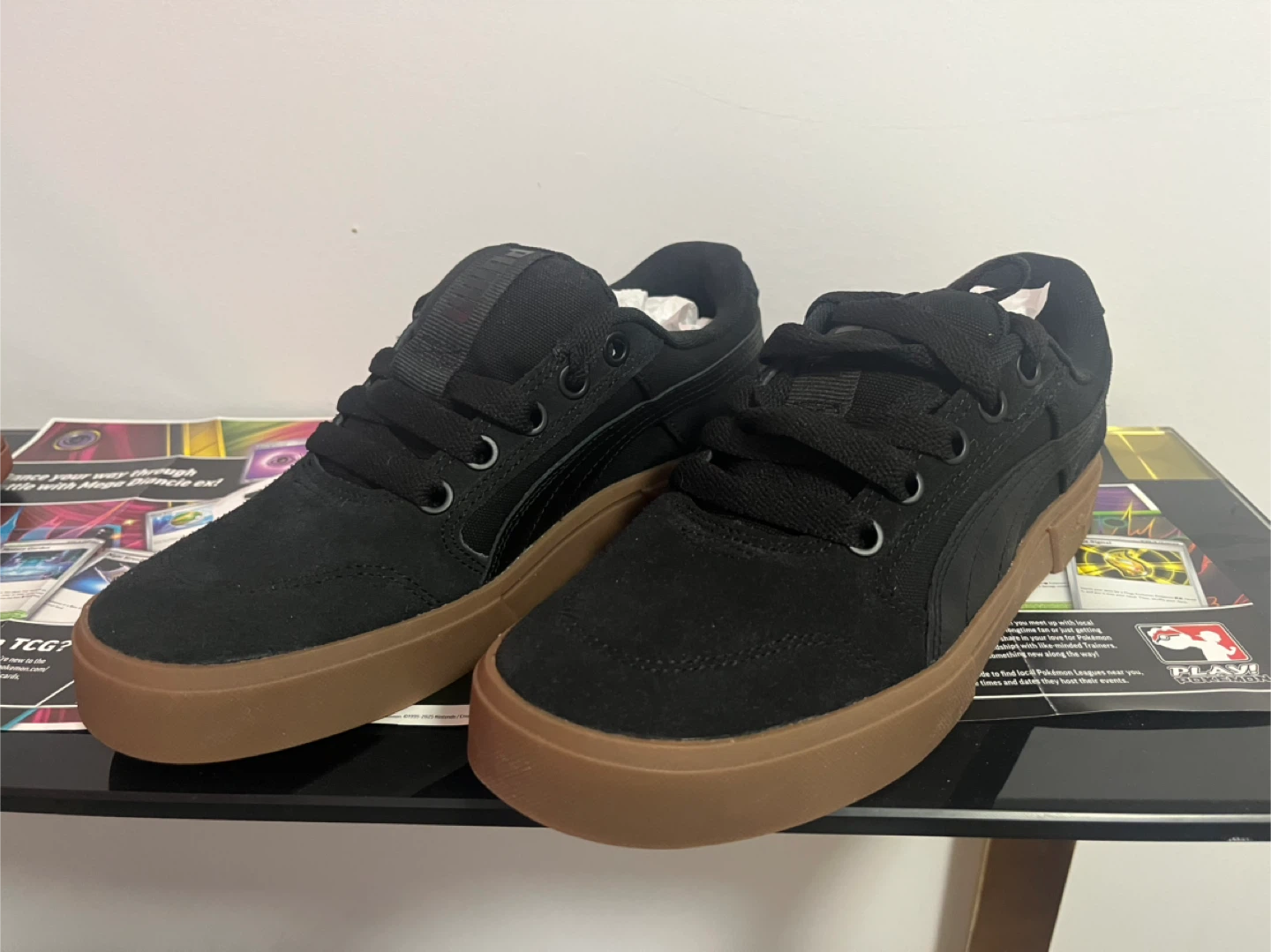 Puma C-Rey SD Black Gum Sneakers comes with box - photo 2