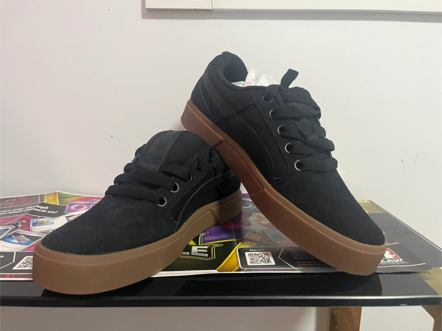 Puma C-Rey SD Black Gum Sneakers comes with box - photo 3