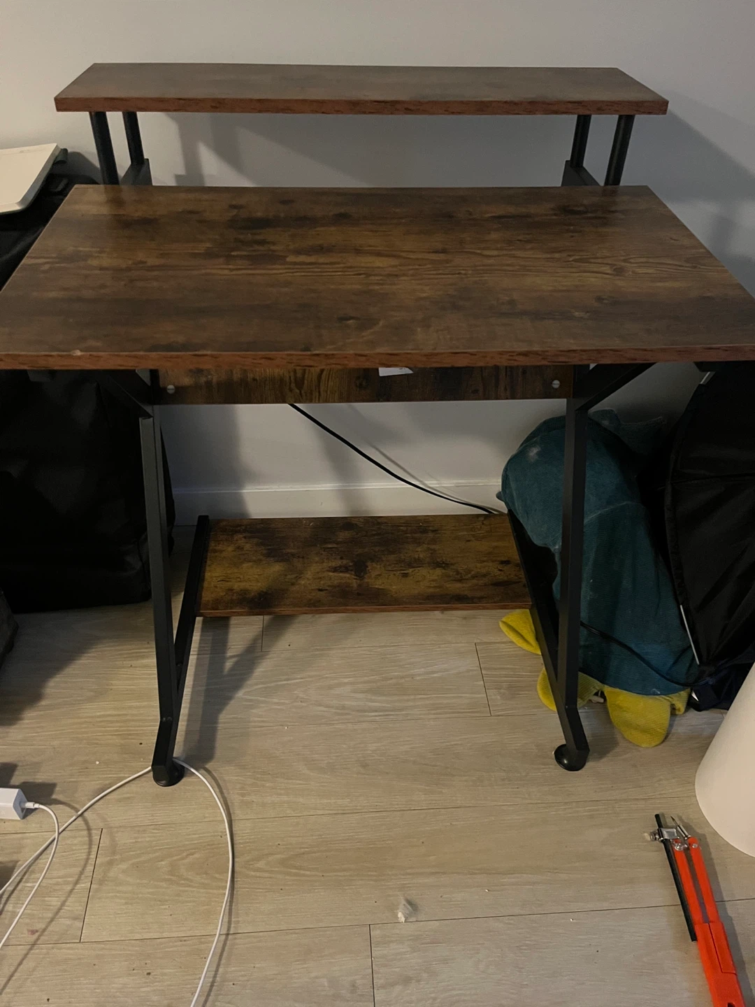 Study Desk with Storage Shelves - photo 2