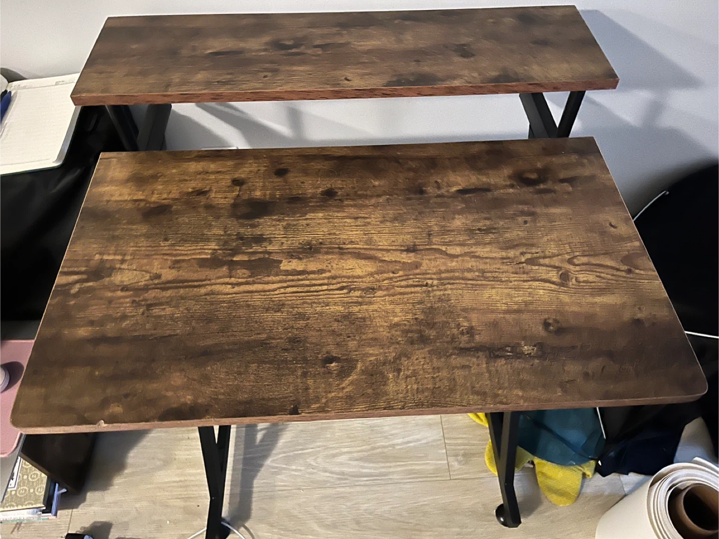 Study Desk with Storage Shelves