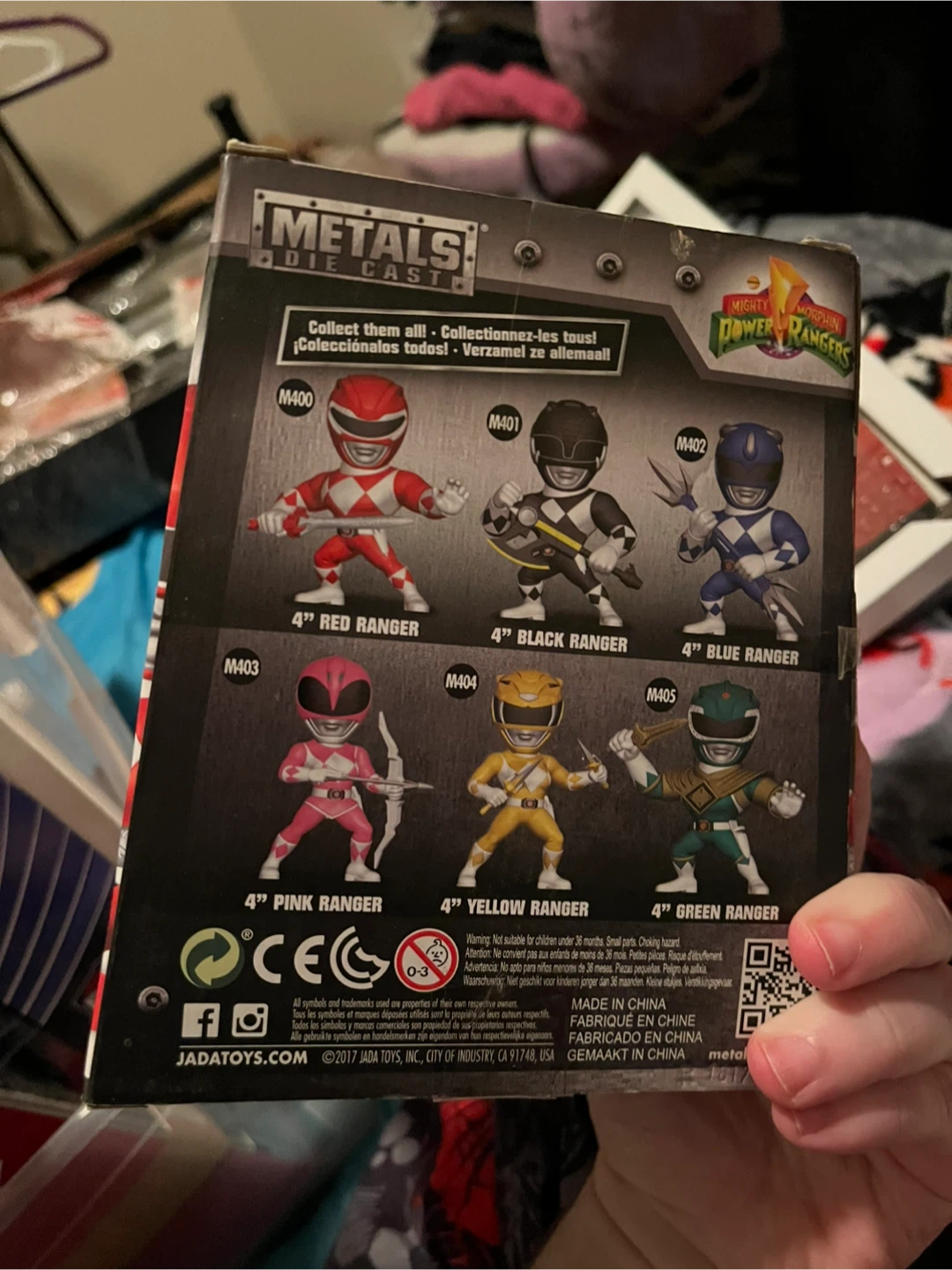 Mighty Morphin Power Rangers Red Ranger Metals Die Cast Figure - photo 2