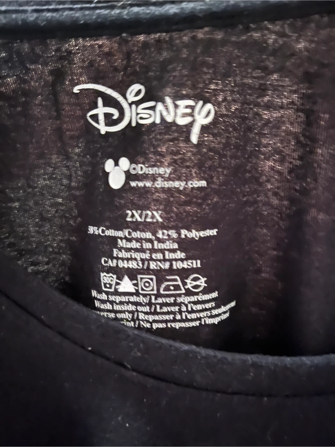Disney Mickey Mouse T-Shirt Size 2X - photo 2