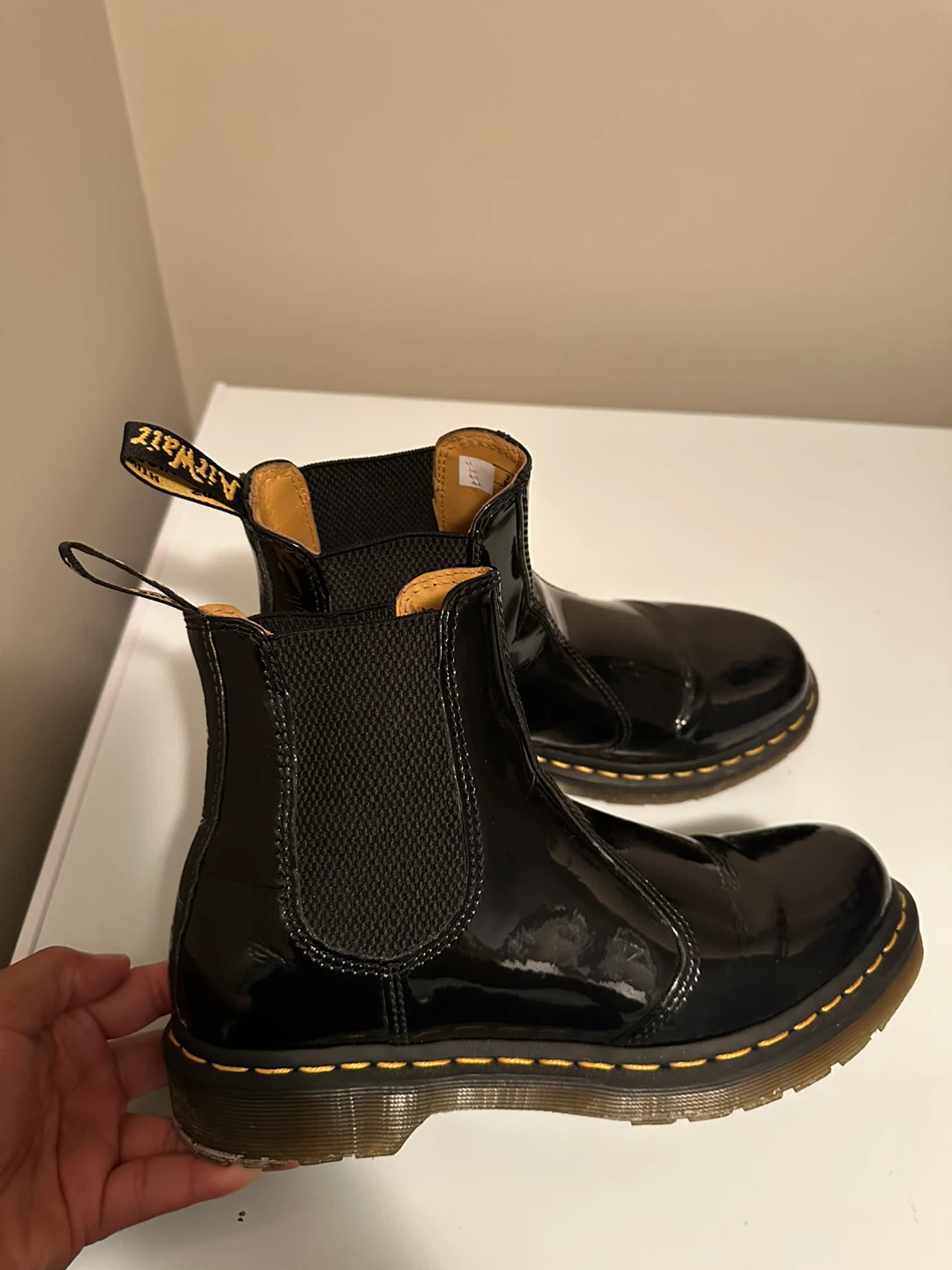 Dr. Martens 2976 Chelsea Boots - Black Patent Leather - photo 3