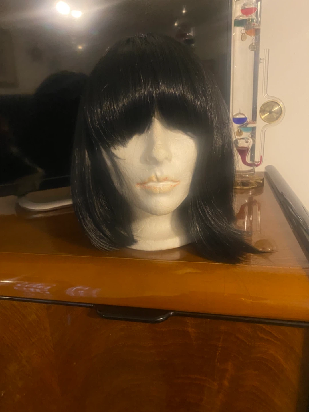 Black Bob Wig with Bangs