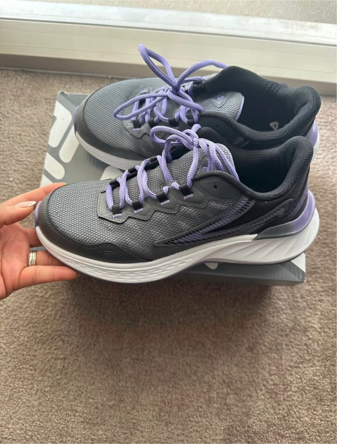 Fila Women's Running Shoes - Grey/Purple - photo 2