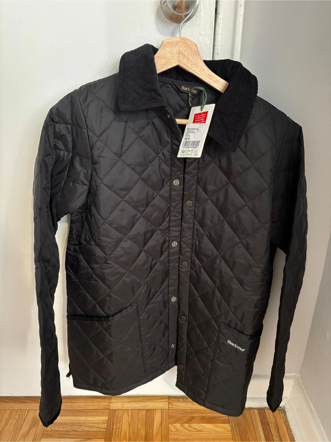 Barbour Liddesdale Quilted Jacket Black XXL