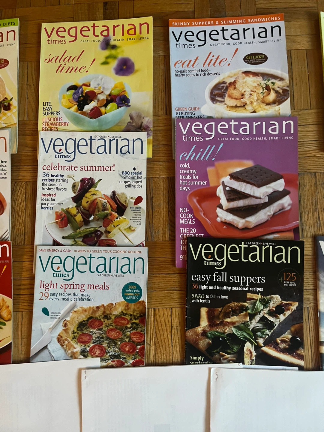 SET  of 15 Vegetarian Times Magazine Collection