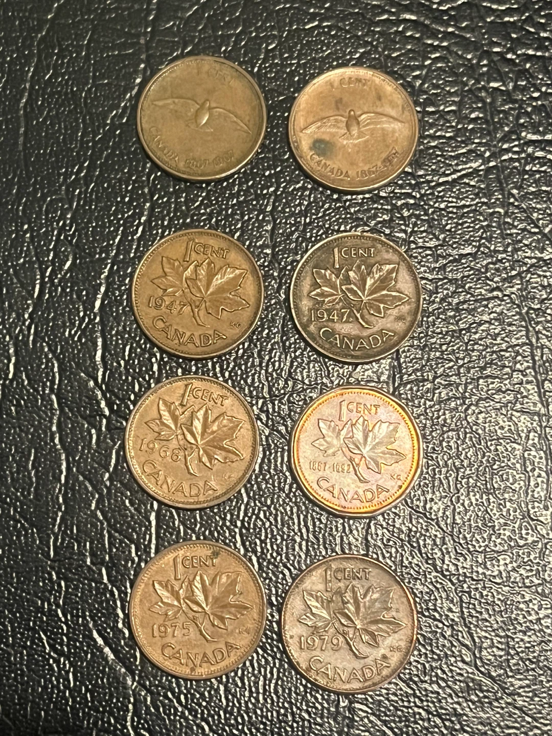 Collection of Pennies rare Canadian pennies 1900s and 1800s - photo 4