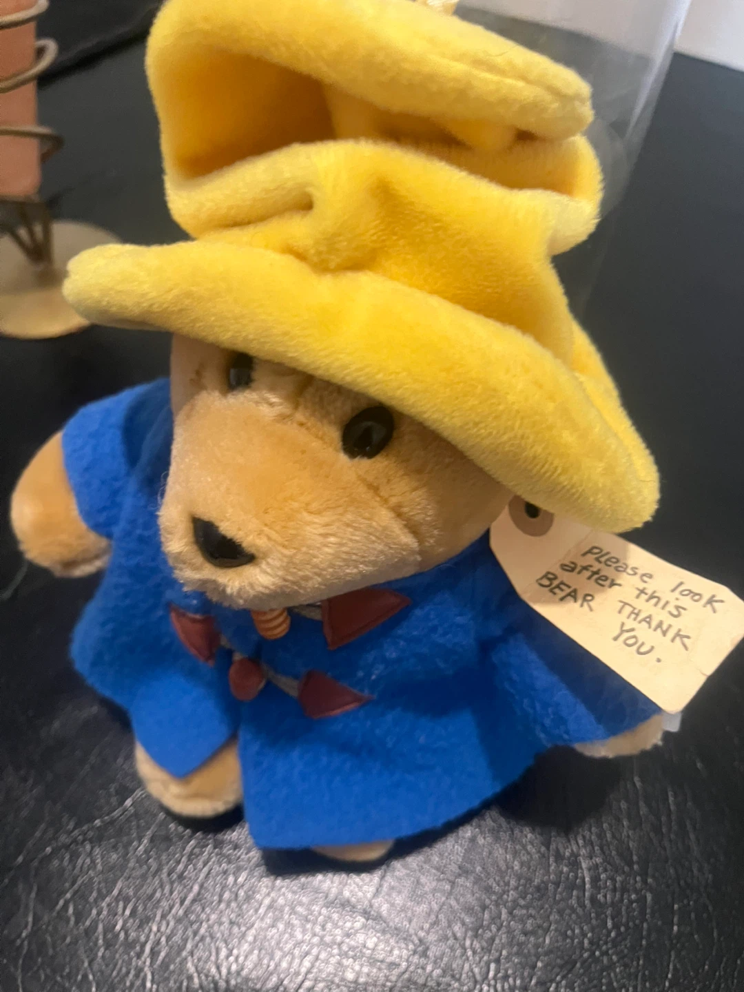 Paddington Bear Plush Toy music box rare