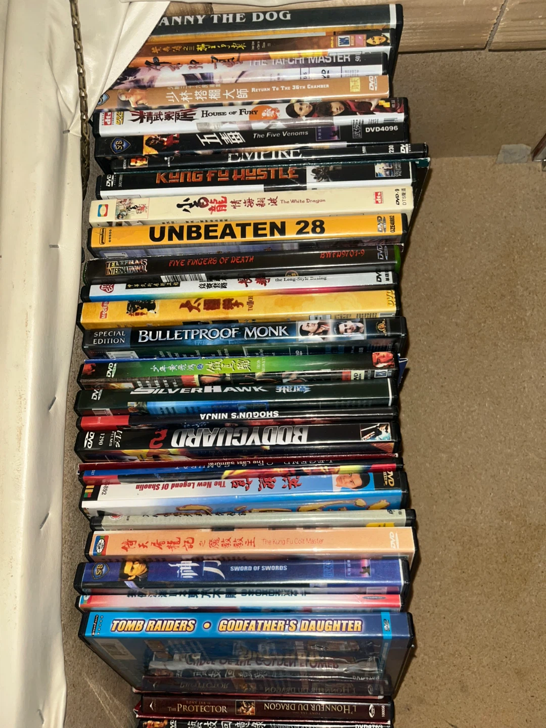 DVD kung fu martial arts movies rare hard to find over 40 DVDs - photo 2