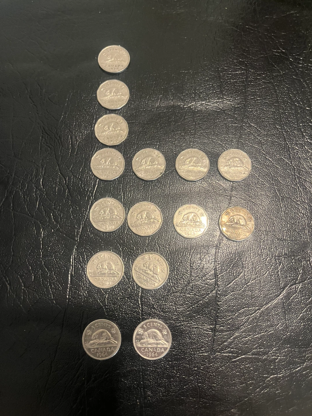 Collection of Canadian Nickels