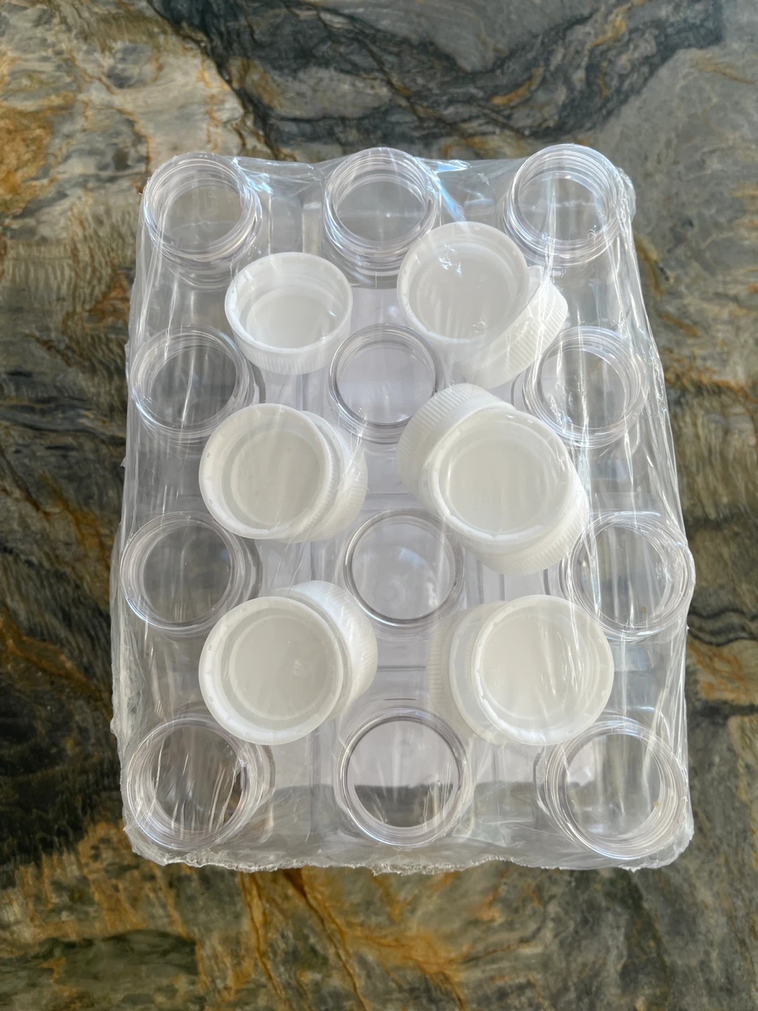 Clear Juice Containers - 8 oz, 12 Pack