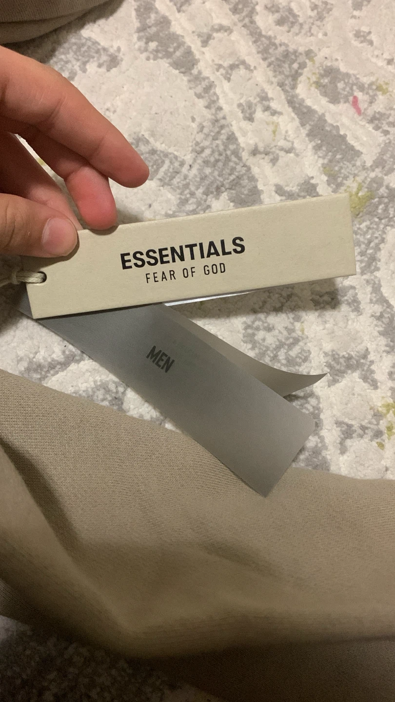 ESSENTIALS Fear of God Fleece Hoodie - Desert Sand - XS - photo 2