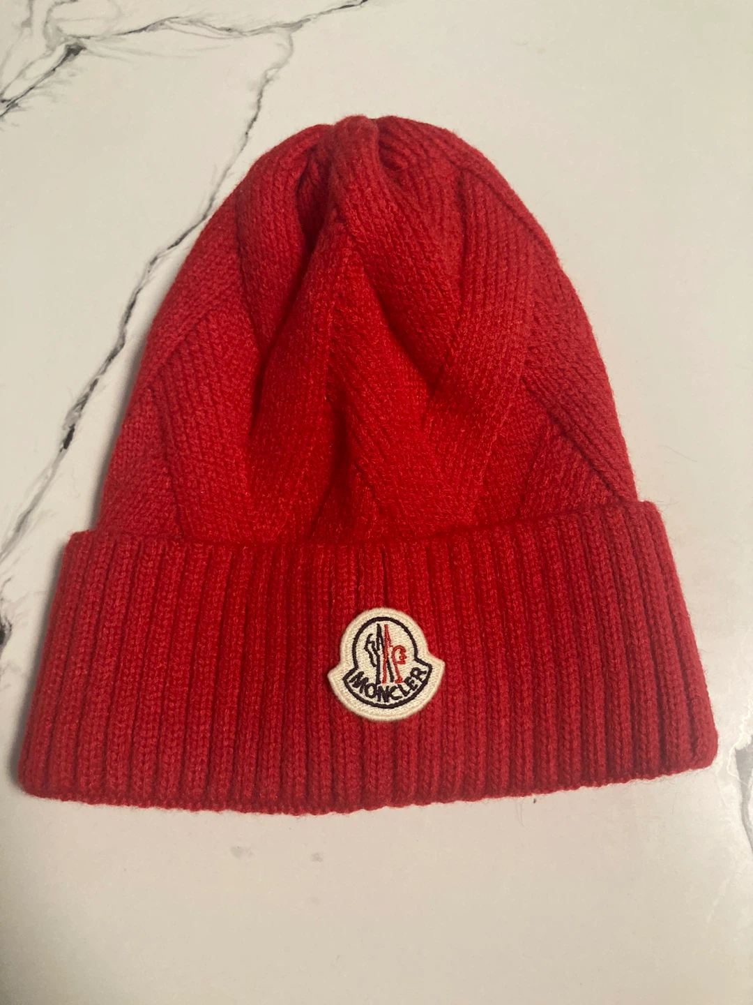 Brand new Red beanie hat with removable Pom Pom - photo 2