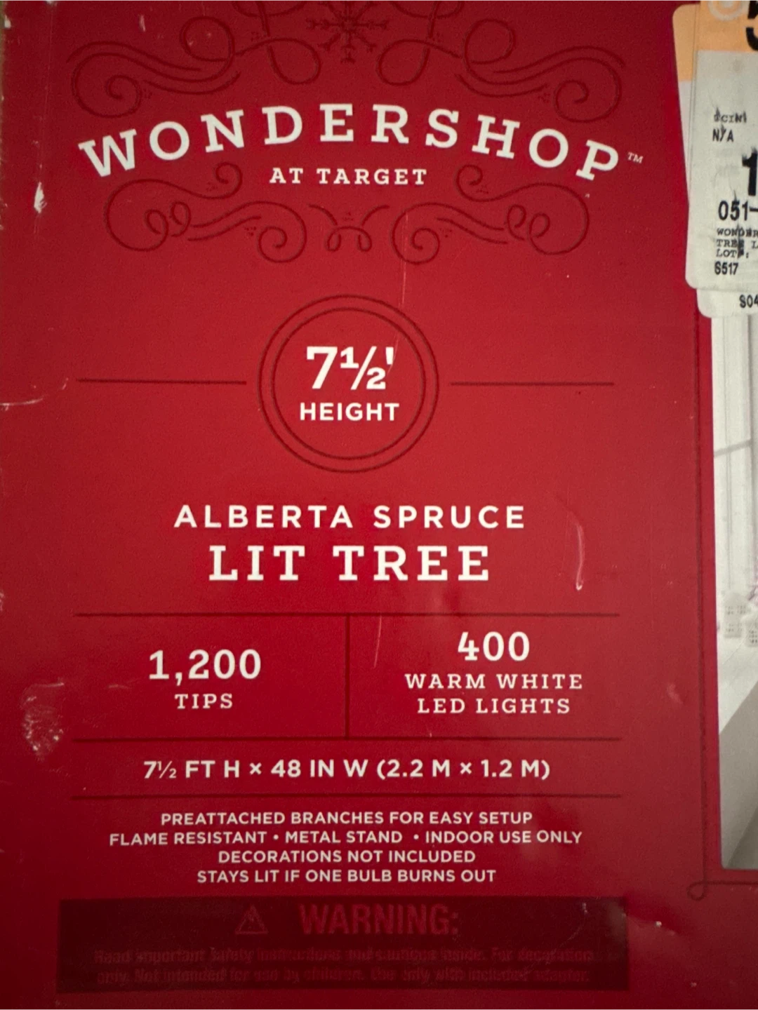 Wondershop Alberta Spruce Lit Tree - 7.5' Tall - photo 3