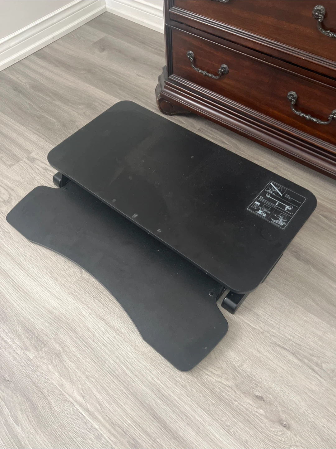 Black Standing Desk Converter