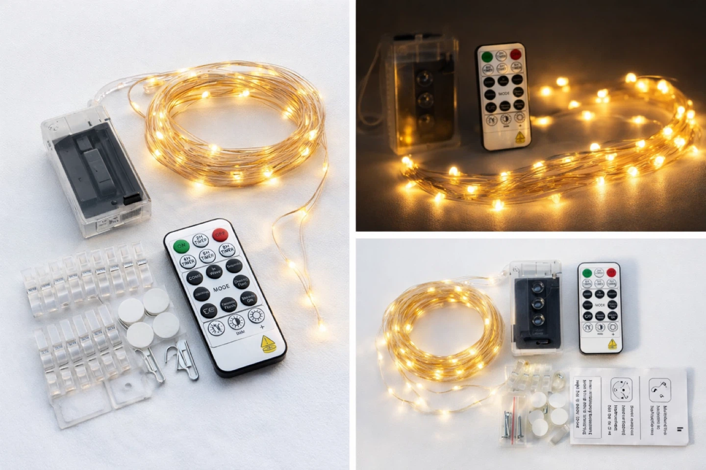 HXWEIYE 120 LED Fairy Lights with Remote