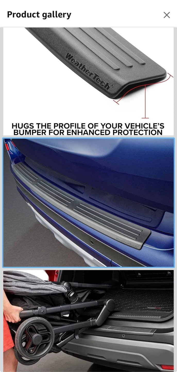 WeatherTech Bumper Protector - Nissan Rouge 2014-2020